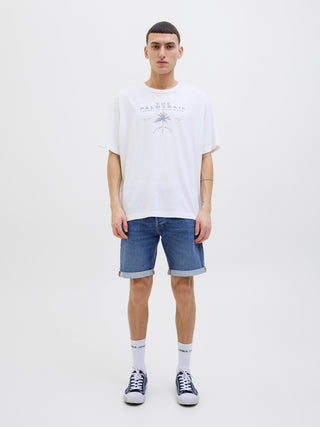 Ανδρική βερμούδα JJIRICK JJORIGINAL SHORTS AT 101 Jack & Jones 12269499 Blue Denim SS25