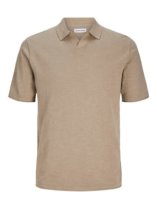 Ανδρική μπλούζα polo κοντομάνικη JJKANE KNIT SPLIT NECK POLO Jack & Jones 12269650 String SS26