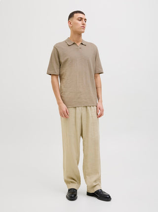 Ανδρική μπλούζα polo κοντομάνικη JJKANE KNIT SPLIT NECK POLO Jack & Jones 12269650 String SS26