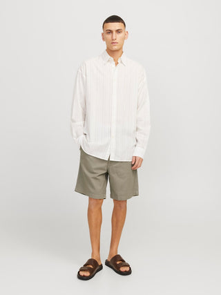 Ανδρική βερμούδα JPSTJAIDEN CAMPAIGN HYBRIDBONDISHORT SRT Jack & Jones 12274968 Dusty Olive SS25