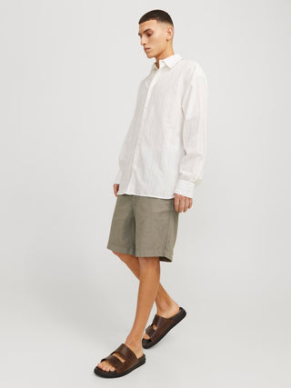 Ανδρική βερμούδα JPSTJAIDEN CAMPAIGN HYBRIDBONDISHORT SRT Jack & Jones 12274968 Dusty Olive SS25