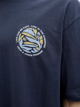 Ανδρικό t-shirt JPRBLUMAX SS TEE Jack & Jones 12277775 Blue Nights SS25