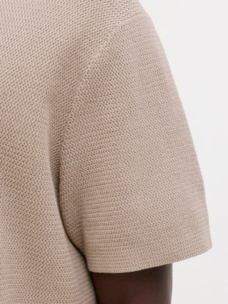 Ανδρική μπλούζα polo κοντομάνικη JJMAX KNIT ZIP POLO SS Jack & Jones 12288544 String SS26