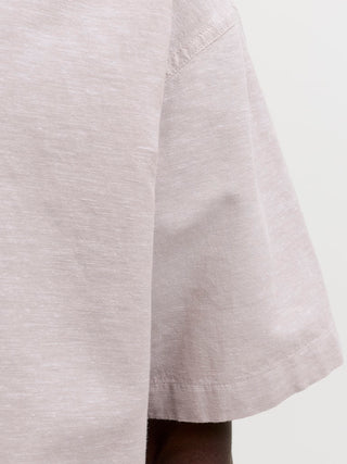 Ανδρικό πουκάμισο κοντομάνικο JJEBREEZE LINEN BLEND RESORT SHIRT SS SN JACK&JONES 12288594 STRING SS26