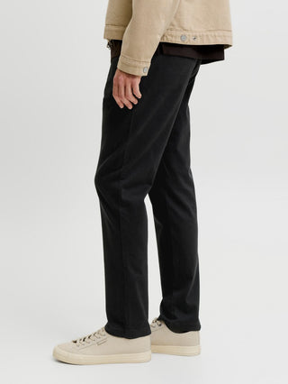 Ανδρικό παντελόνι JPSTMARCO ADAM BELTED CHINO Jack & Jones 12288598 Black W26/27