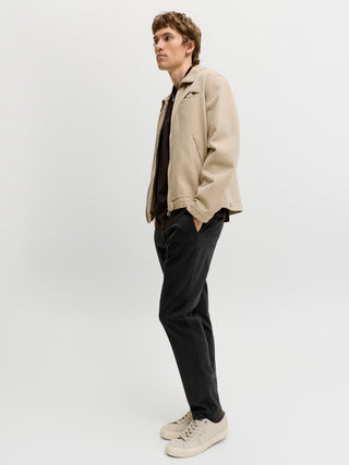 Ανδρικό παντελόνι JPSTMARCO ADAM BELTED CHINO Jack & Jones 12288598 Black W26/27