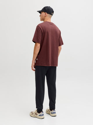 Ανδρικό παντελόνι φόρμας JPSTGORDON ARCHIVE SWEAT PANTS JACK&JONES 12288641 BLACK NOOS W26/27