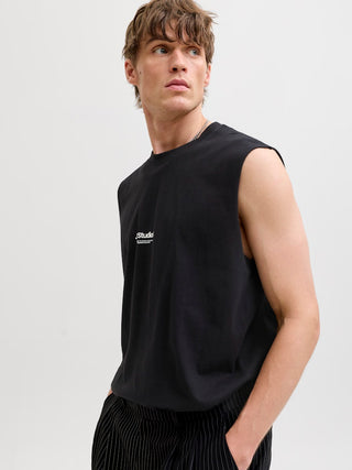 Ανδρικό t-shirt αμάνικο JJESOHO SLEEVELESS TEE SN JACK&JONES 12288001 BLACK SS26