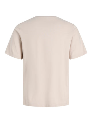 Ανδρικό t-shirt JJEJEFF LOGO TEE SS SN JACK&JONES 12288536 MOONBEAM SS26