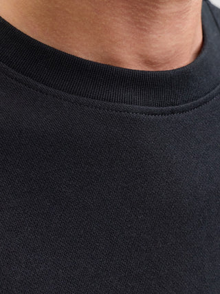Ανδρικό φούτερ JJEARCHIVE GRAPHIC SWEAT CREW NECK JACK&JONES 12287995 BLACK NOOS W26/27