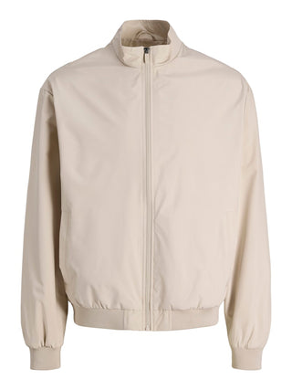 Ανδρικό μπουφάν JJECHARGE STAND COLLAR BOMBER Jack & Jones 12288895 Moonbeam NOOS SS26