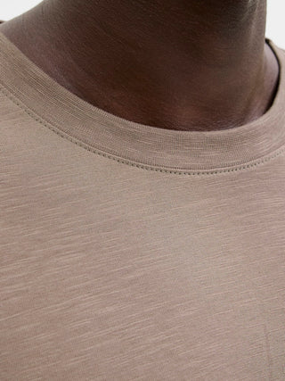 Ανδρικό t-shirt JJEDOVER SLUB TEE SS Jack & Jones 12288897 Falcon NOOS SS26