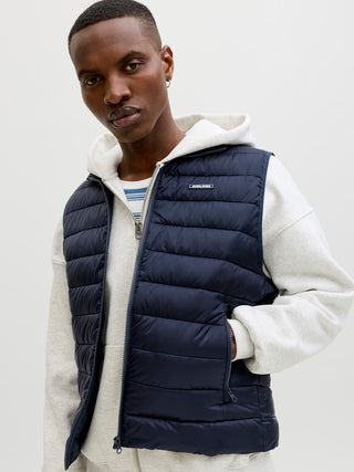 Ανδρικό μπουφάν αμάνικο JJLOUIS LIGHT BODYWARMER COLLAR Jack & Jones 12288921 Navy Blazer SS26