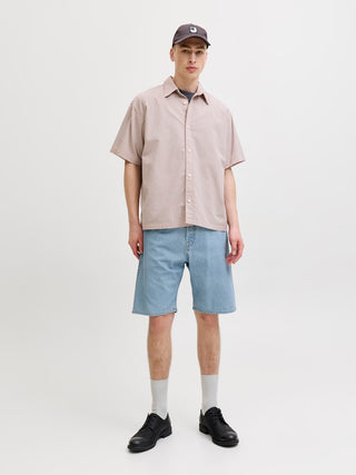 Ανδρική βερμούδα JJIALEX JJORIGINAL SHORTS AT 740 JACK&JONES 12289244 BLUE DENIM SS26
