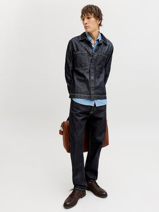 Ανδρικό τζιν JJICHRIS JJORGINAL CB 520 JACK&JONES 12289104 BLUE DENIM NOOS W26/27