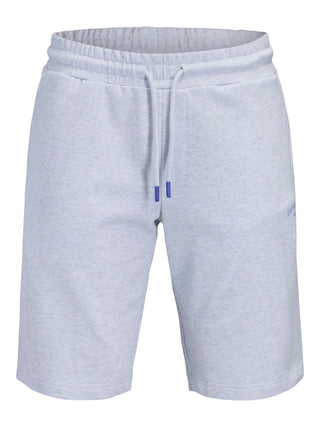 Ανδρική βερμούδα JPSTGORDON COLLEGE SWEAT SHORTS MID JACK&JONES 12289726 WHITE MELANGE SS26