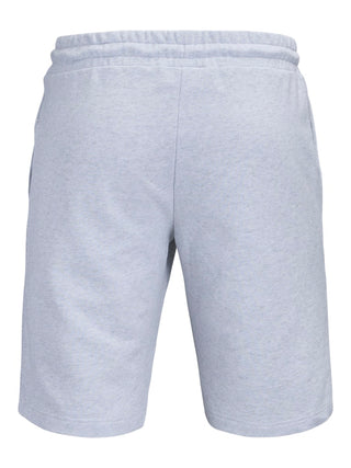 Ανδρική βερμούδα JPSTGORDON COLLEGE SWEAT SHORTS MID JACK&JONES 12289726 WHITE MELANGE SS26
