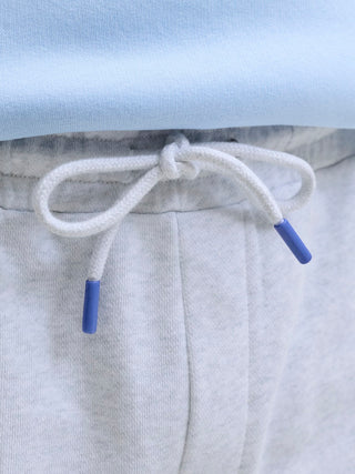 Ανδρική βερμούδα JPSTGORDON COLLEGE SWEAT SHORTS MID JACK&JONES 12289726 WHITE MELANGE SS26