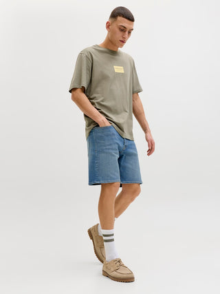 Ανδρική βερμούδα JJIRICK JJORIGINAL SHORTS AT 999 JACK&JONES 12290839 BLUE DENIM SS26