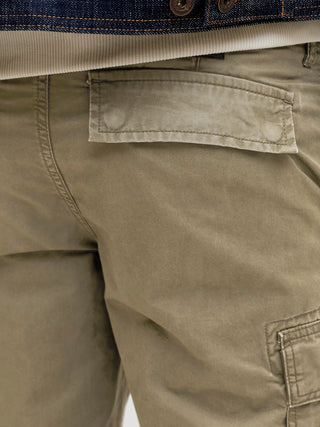 Ανδρική βερμούδα JPSTCOLE FRANK CARGO SHORTS MID SN JACK&JONES 12291369 OLIVE NIGHT SS26