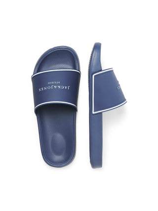Ανδρικές παντόφλες JFWARTILLERY MOULDED SLIDER SN JACK&JONES 12292042 NAVY PEONY SS26
