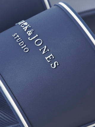 Ανδρικές παντόφλες JFWARTILLERY MOULDED SLIDER SN JACK&JONES 12292042 NAVY PEONY SS26