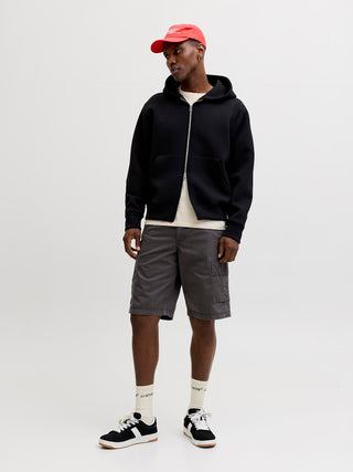 Ανδρική βερμούδα JPSTCOLE MATTY CARGO SHORT MID JACK&JONES 12292263 ASPHALT SS26