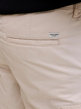 Ανδρική βερμούδα JPSTCOLE MATTY CARGO SHORT MID JACK&JONES 12292263 MOONBEAM  SS26