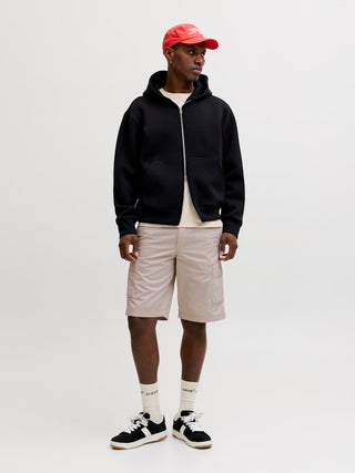 Ανδρική βερμούδα JPSTCOLE MATTY CARGO SHORT MID JACK&JONES 12292263 MOONBEAM  SS26