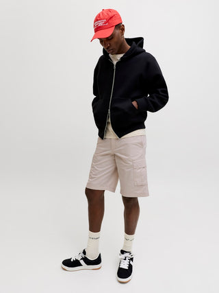 Ανδρική βερμούδα JPSTCOLE MATTY CARGO SHORT MID JACK&JONES 12292263 MOONBEAM  SS26
