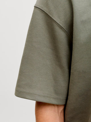 Ανδρικό t-shirt JPRBLAETHAN SS LOGO TEE SN Jack & Jones 12292340 Smokey Olive SS26