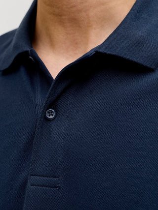 Ανδρική μπλούζα polo κοντομάνικη JJKANE POLO SS JACK&JONES 12270150 NAVY BLAZER SS26