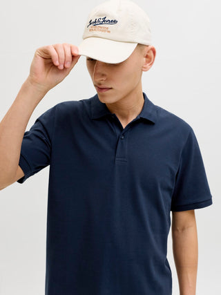 Ανδρική μπλούζα polo κοντομάνικη JJKANE POLO SS JACK&JONES 12270150 NAVY BLAZER SS26