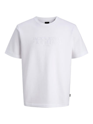 Ανδρικό t-shirt JPRBLAETHAN SS BRANDING TEE Jack & Jones 12292403 Bright White SS26