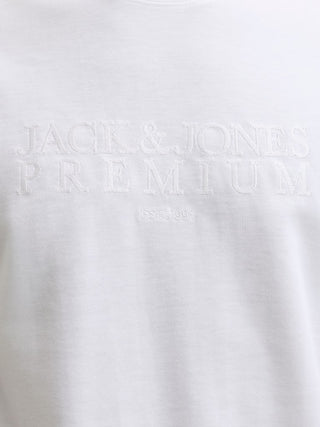 Ανδρικό t-shirt JPRBLAETHAN SS BRANDING TEE Jack & Jones 12292403 Bright White SS26