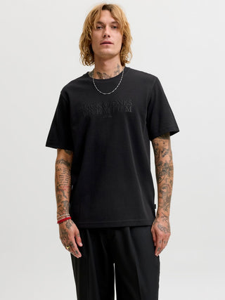 Ανδρικό t-shirt JPRBLAETHAN SS BRANDING TEE Jack & Jones 12292403 Black SS26