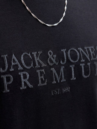 Ανδρικό t-shirt JPRBLAETHAN SS BRANDING TEE Jack & Jones 12292403 Black SS26