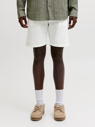 Ανδρική βερμούδα JPSTRICK DYLAN ORIGINAL SHORTS REG JACK&JONES 12288485 WHITE SS26