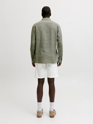 Ανδρική βερμούδα JPSTRICK DYLAN ORIGINAL SHORTS REG JACK&JONES 12288485 WHITE SS26