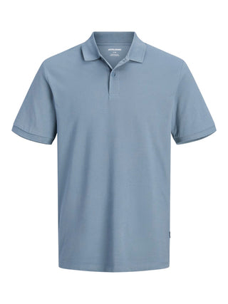Ανδρική μπλούζα polo κοντομάνικη JJKANE POLO SS JACK&JONES 12270150 BLUE MIRAGE SS26