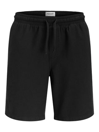 Ανδρική βερμούδα JPSTJAIDEN WAFFLE RESORT SHORT REG JACK&JONES 12295862 BLACK SS26