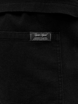 Ανδρική βερμούδα JPSTJAIDEN WAFFLE RESORT SHORT REG JACK&JONES 12295862 BLACK SS26