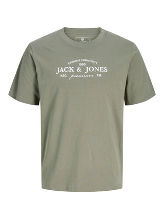 Ανδρικό t-shirt JPRBLAKEVIN SS TEE FST Jack & Jones 12298017 Smokey Olive SS26