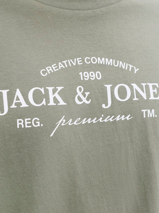 Ανδρικό t-shirt JPRBLAKEVIN SS TEE FST Jack & Jones 12298017 Smokey Olive SS26