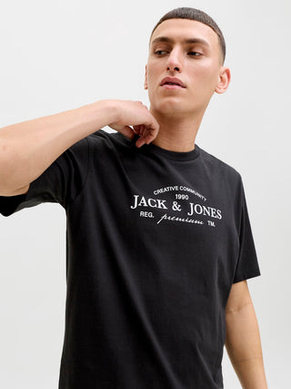 Ανδρικό t-shirt JPRBLAKEVIN SS TEE FST Jack & Jones 12298017 Black SS26