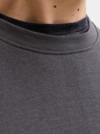 Ανδρικό φούτερ JJEARCHIVE GRAPHIC SWEAT CREW NECK JACK&JONES 12287995 ASPHALT NOOS W26/27
