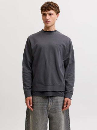 Ανδρικό φούτερ JJEARCHIVE GRAPHIC SWEAT CREW NECK JACK&JONES 12287995 ASPHALT NOOS W26/27