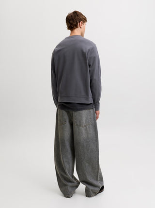 Ανδρικό φούτερ JJEARCHIVE GRAPHIC SWEAT CREW NECK JACK&JONES 12287995 ASPHALT NOOS W26/27