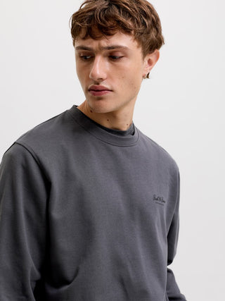 Ανδρικό φούτερ JJEARCHIVE GRAPHIC SWEAT CREW NECK JACK&JONES 12287995 ASPHALT NOOS W26/27