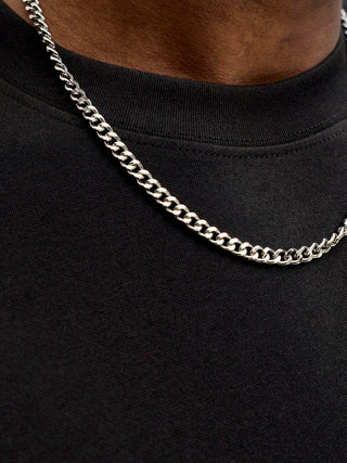 Ανδρική μακρυμάνικη μπλούζα JJEBARRON TEE LS O-NECK JACK&JONES 12304181 BLACK NOOS SS26